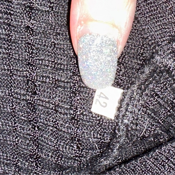 M Missoni Black Pointelle Knit Acrylic Wool Shell Tank Top 42 6 - Picture 6 of 6